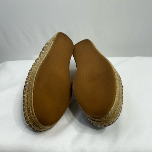 Steve Madden Palamo Quilted two tone Stitched Espadrille Natural Loafers Sz. 6.5 - Picture 13 of 15